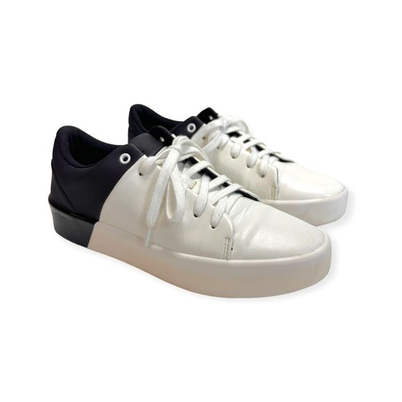 ALDO "Etilivia" Black and White Color Block Sneakers, Size 8 - Picture 3 of 9